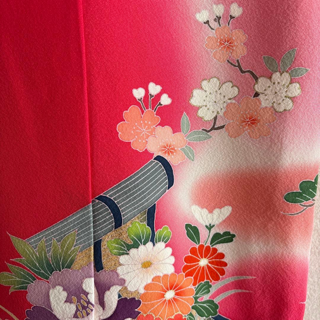 七五三　三歳　正絹着物長襦袢 六点セット　美品