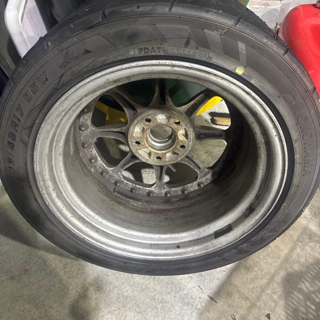 深リム ワタナベ GR8 17インチ 17×9J PCD114.3/5h 希少