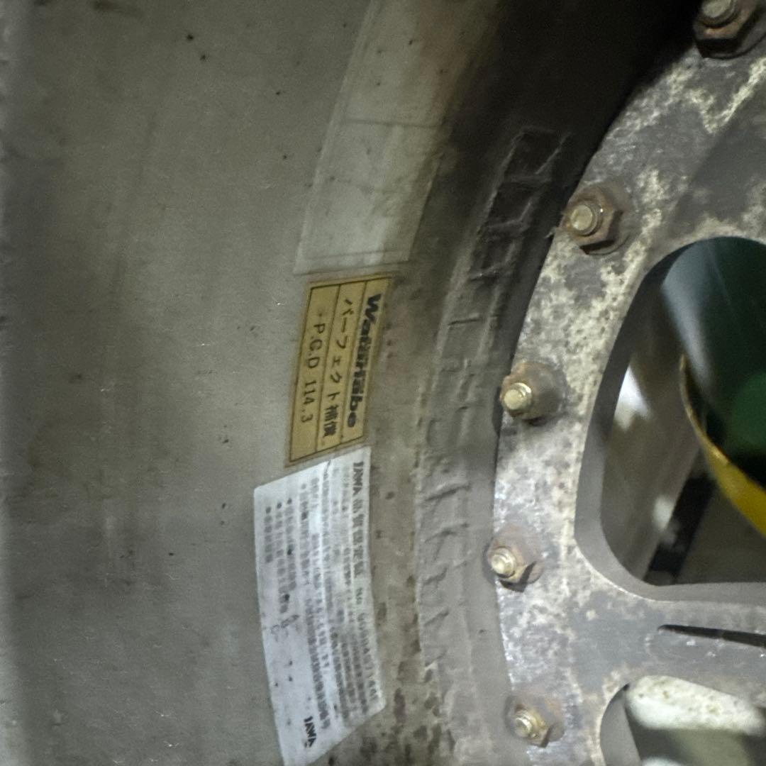 深リム ワタナベ GR8 17インチ 17×9J PCD114.3/5h 希少