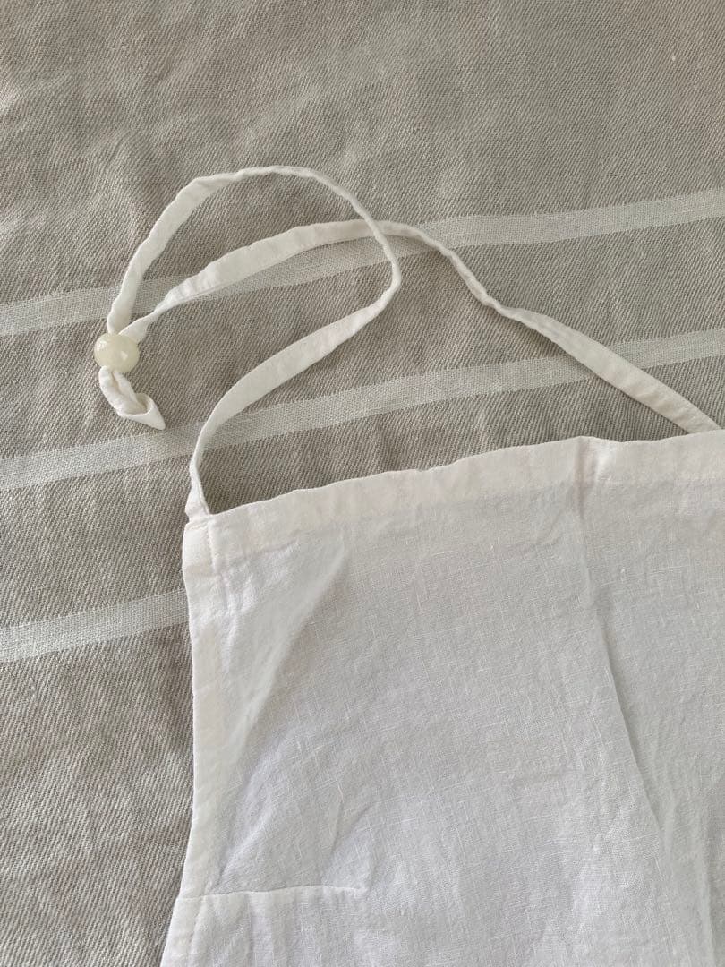 有元葉子 リネン エプロン