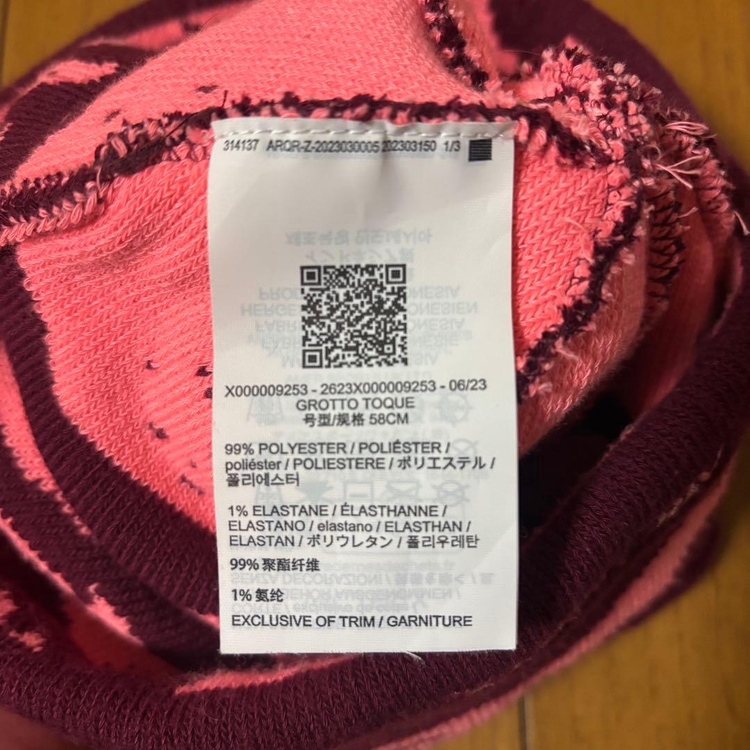 ARC'TERYX ビーニー ニット帽 バーガンディ ピンク