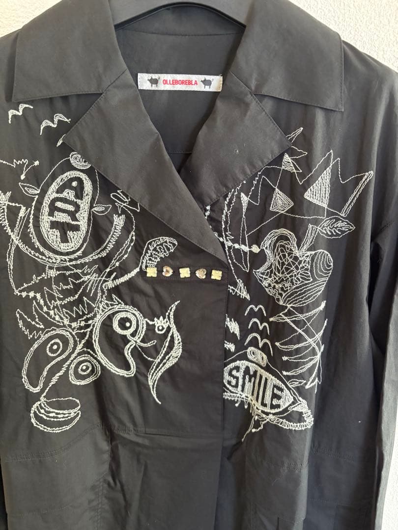 大幅お値下げ致しました　アルベロベロ 新品 ブラック刺繍チュニック　ワンピース