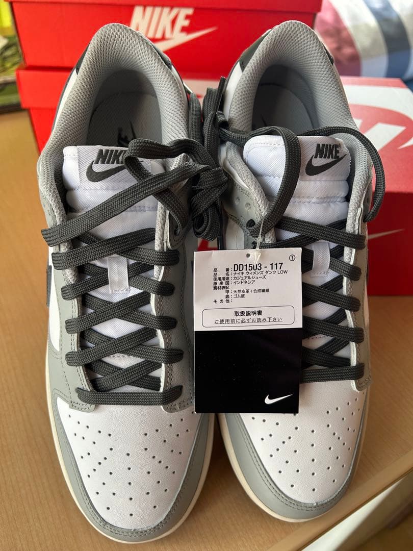 Nike D1503-117 シューズ グレー/ホワイト