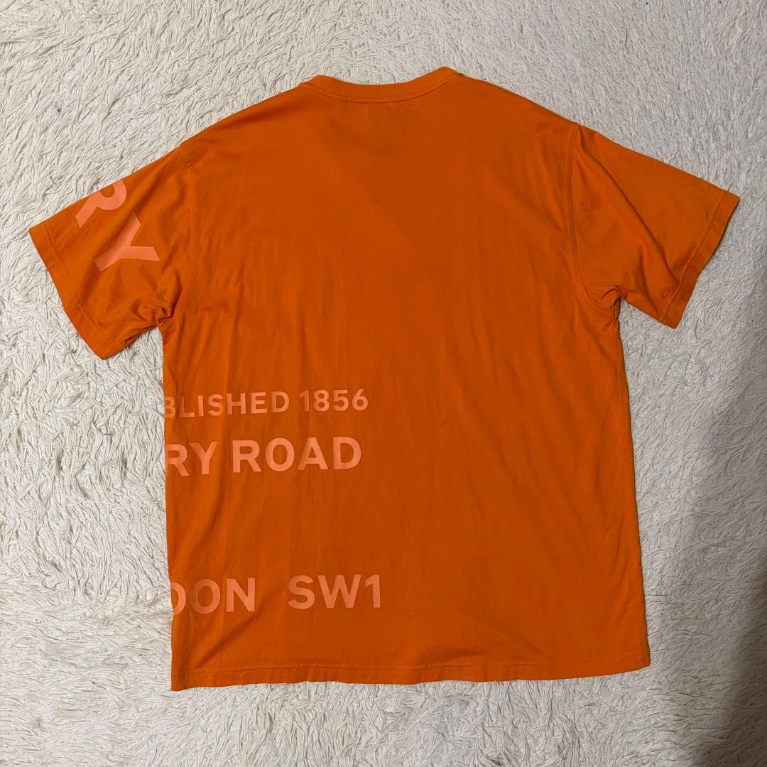 【美品】バーバリー ホースフェリー Tシャツ ロゴ入り 8040692 正規品