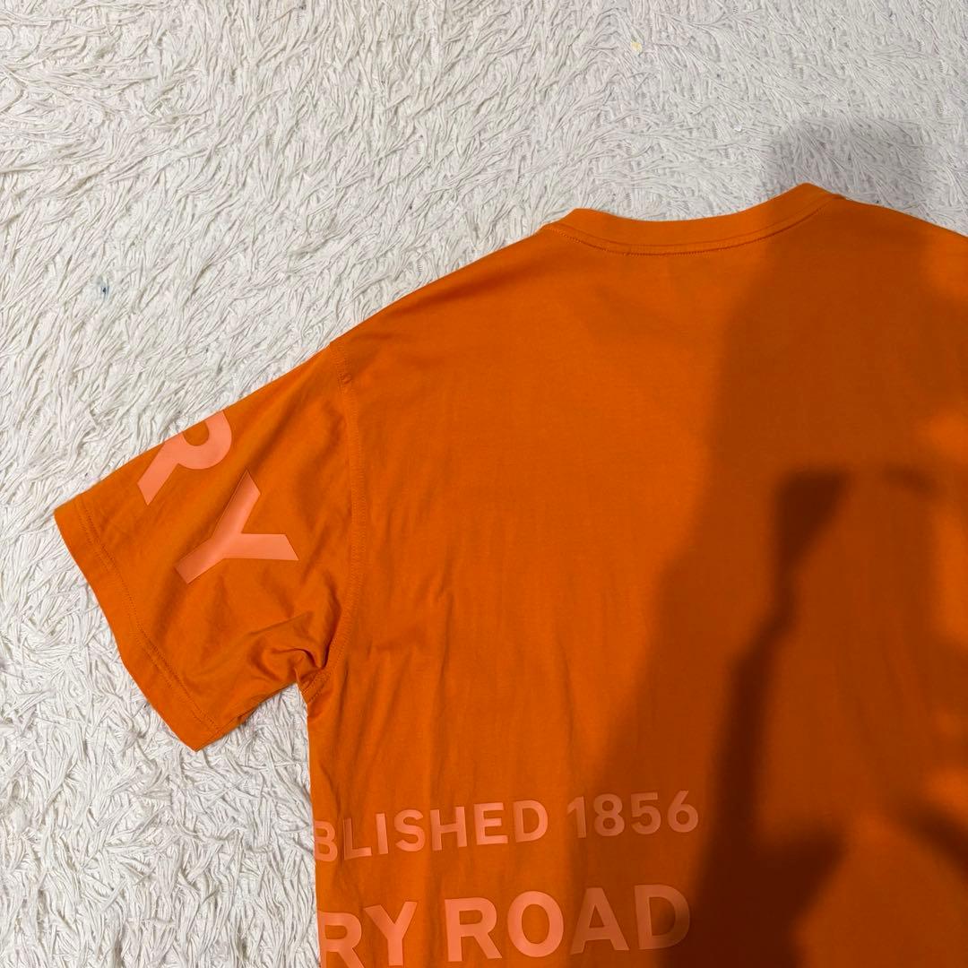 【美品】バーバリー ホースフェリー Tシャツ ロゴ入り 8040692 正規品