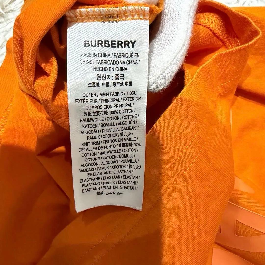 【美品】バーバリー ホースフェリー Tシャツ ロゴ入り 8040692 正規品
