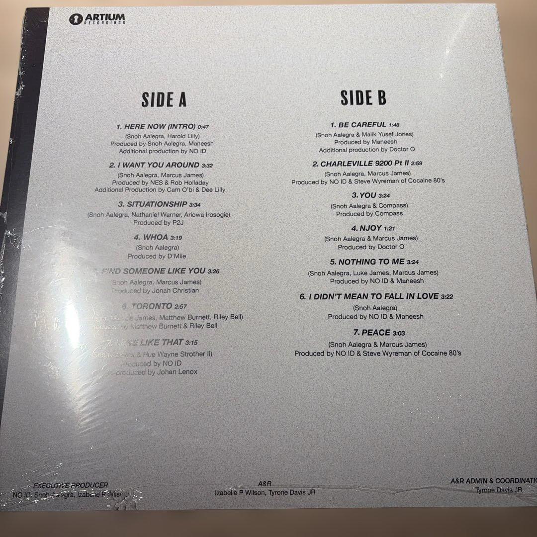 洋楽 snoh aalegra / Ugh, Those Feels Again LP