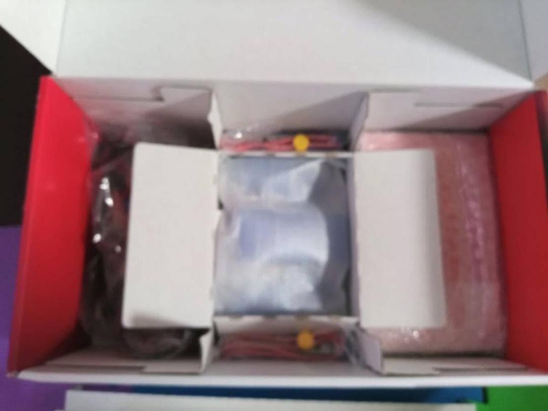 【美中古品】Nintendo Switch マリオレッド×ブルー セット