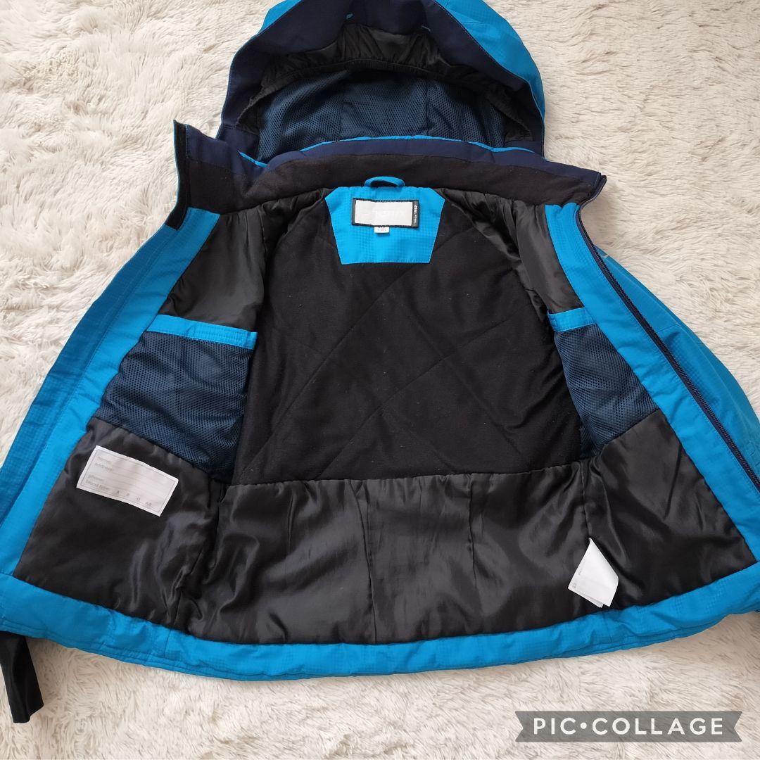 美品☆phenix アルペンモデル　スキーウェア ボーイズ130 青紺　上下