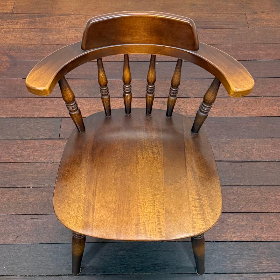 H110K19b 飛騨産業 HIDA キツツキ 穂高 ダイニングチェア2脚セット