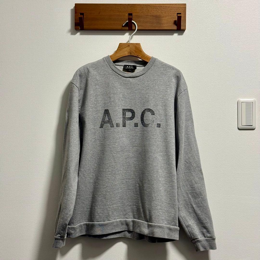 Lサイズ A.P.C. EDIFICE別注スウェットライクロングスリーブ