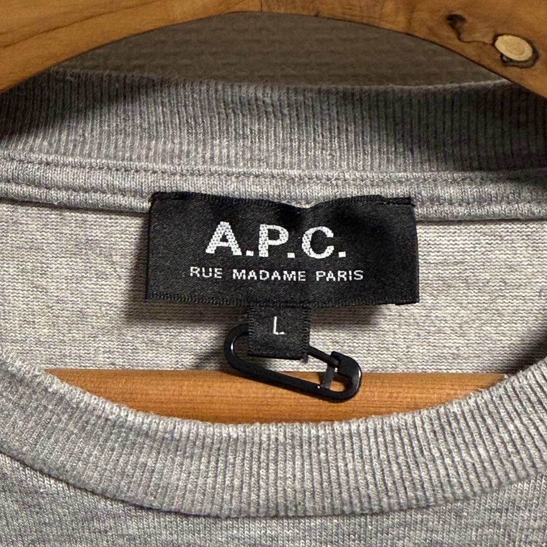 Lサイズ A.P.C. EDIFICE別注スウェットライクロングスリーブ