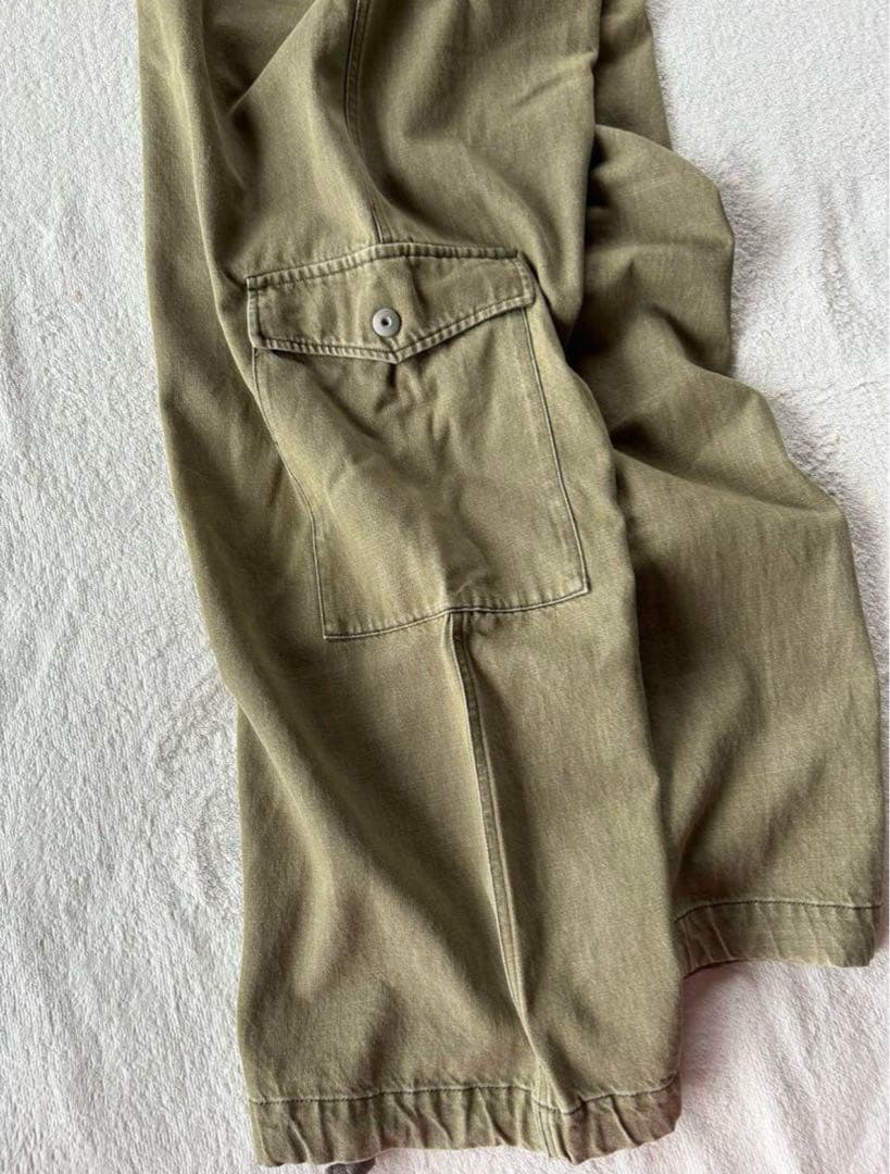 chimala チマラ　カラーデニムカーゴパンツ【売りたいので値下げ！】