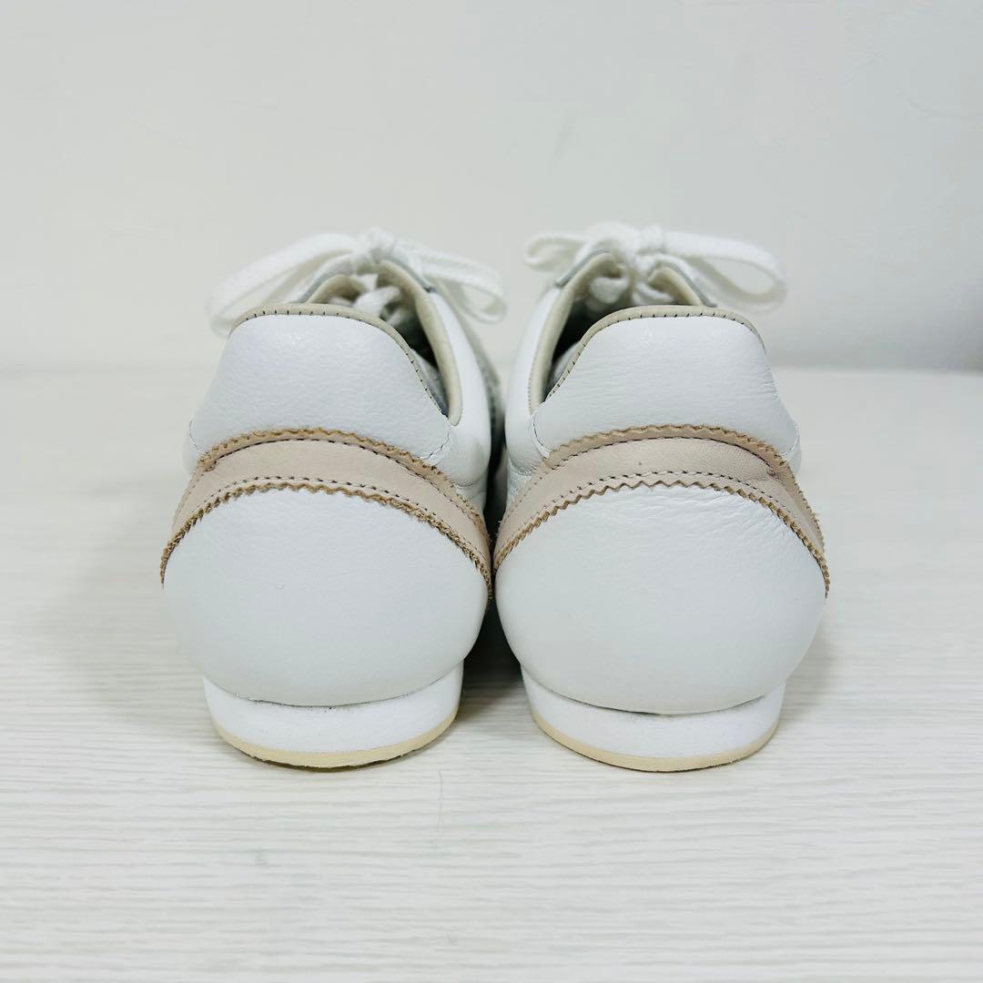 極美品 地曳いく子×パトリック コラボ ケベック 38 白 レザー 完売品 希少