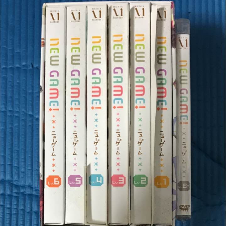 アニメ NEW GAME! Blu-ray 全巻セット＋全巻購入特典DVD付き