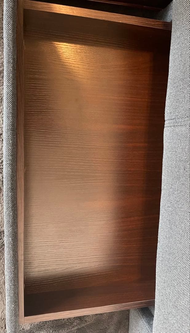 NITORI ソファベッド 収納・オットマン付き ダークブルー