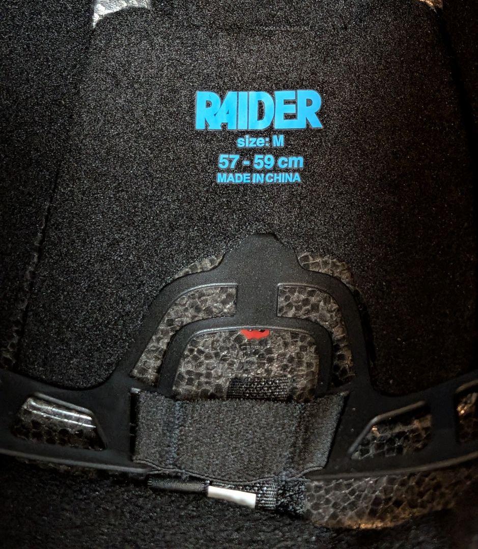 新品 anon RAIDER 3 ASIA サイズМ マットブラック×ブルー