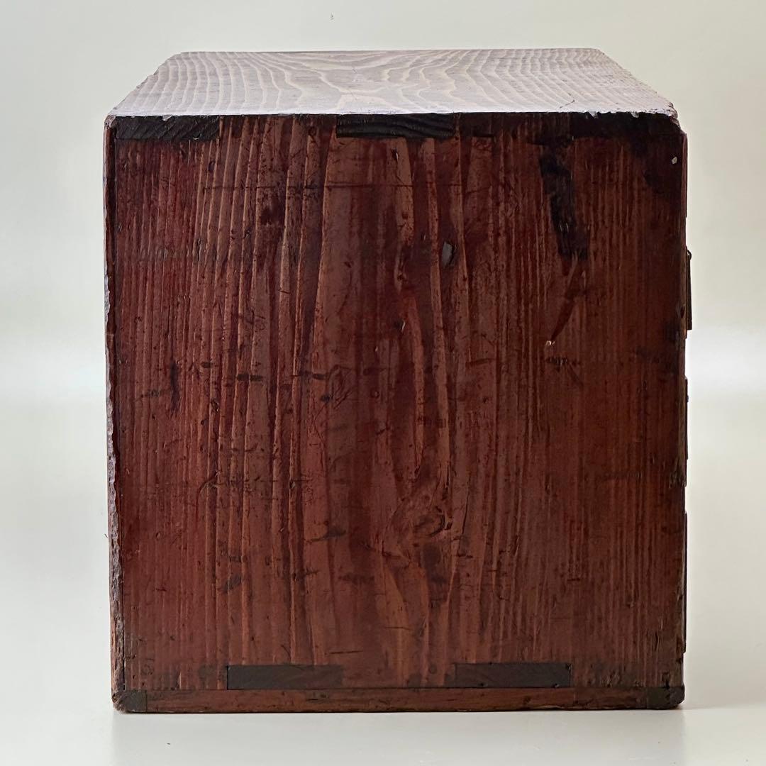 江戸期 欅(ケヤキ) 小引出し時代箪笥 7杯 アンティーク　骨董品　江戸時代