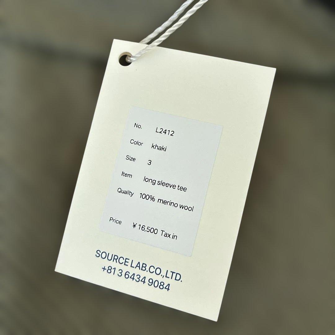 【タグ付き新品】onc merino long sleeve tee