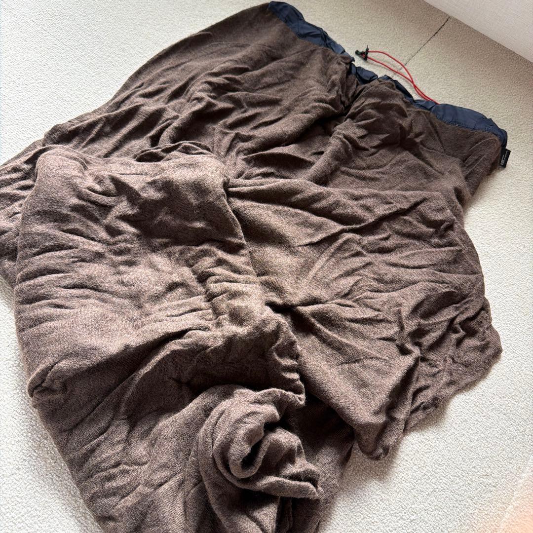 static 100%ヤクウール ブラウンライナー　ブランケット