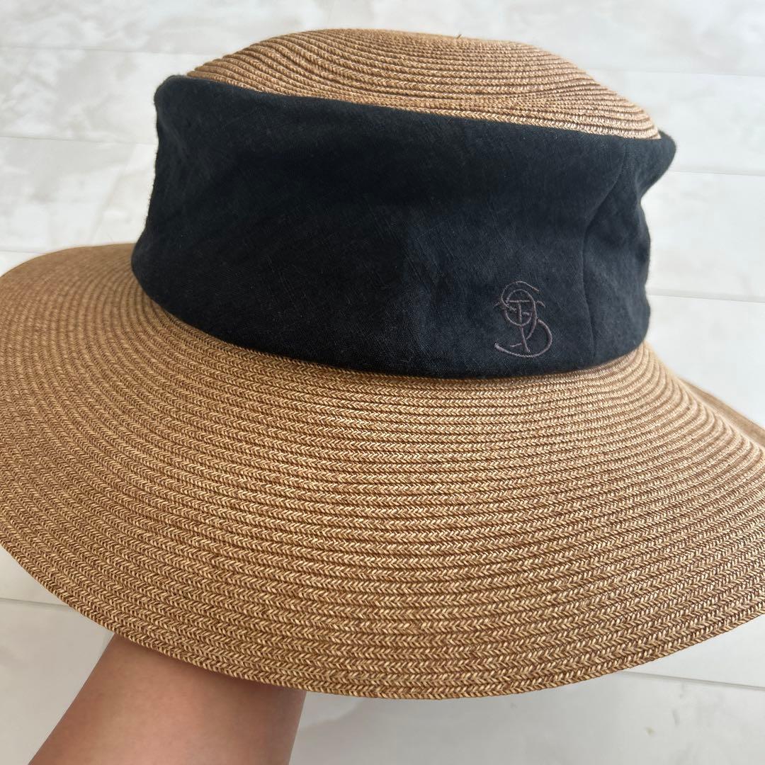 【極美品】the9shop サマーハット　2022年黒　鈴木六夏さん