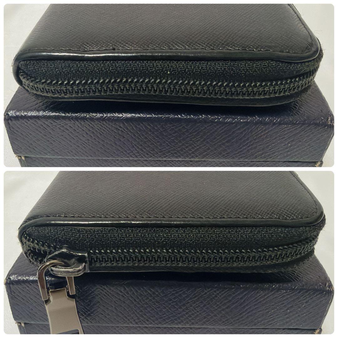 【極美品】PRADA 長財布 三角ロゴ サフィアーノレザー ブラック