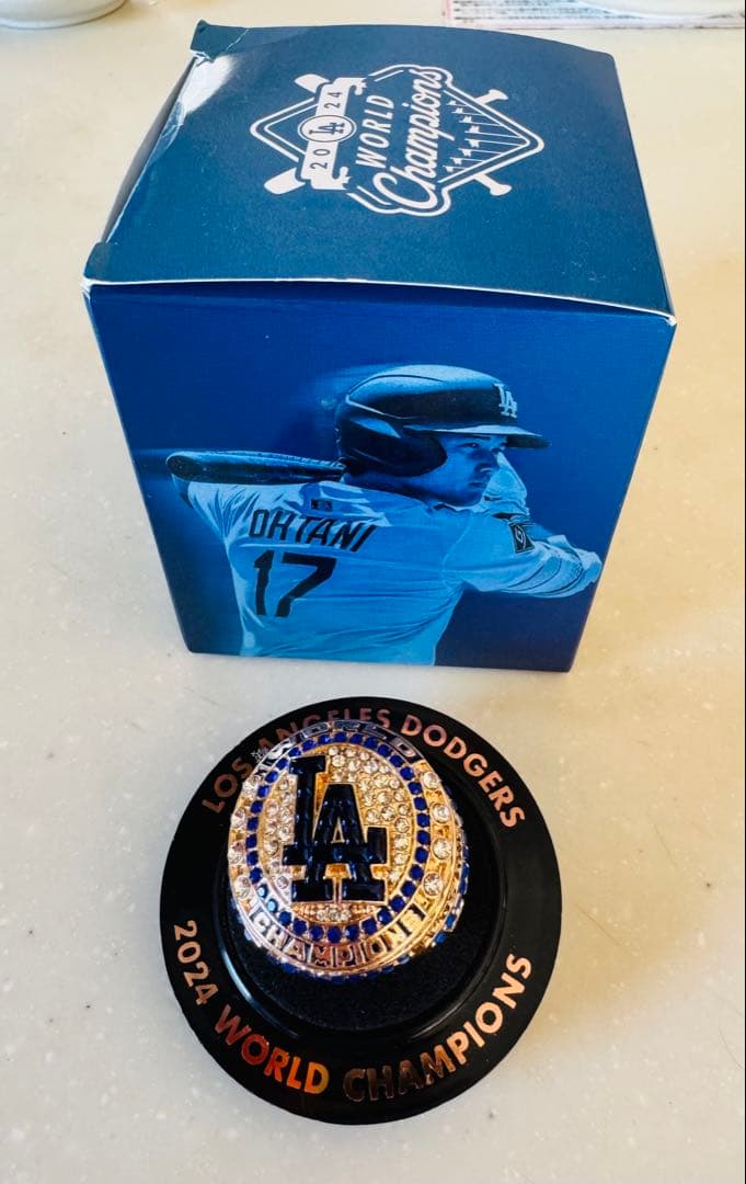ドジャース 8/6現地限定配布2024年 ワールドチャンピオン記念リング