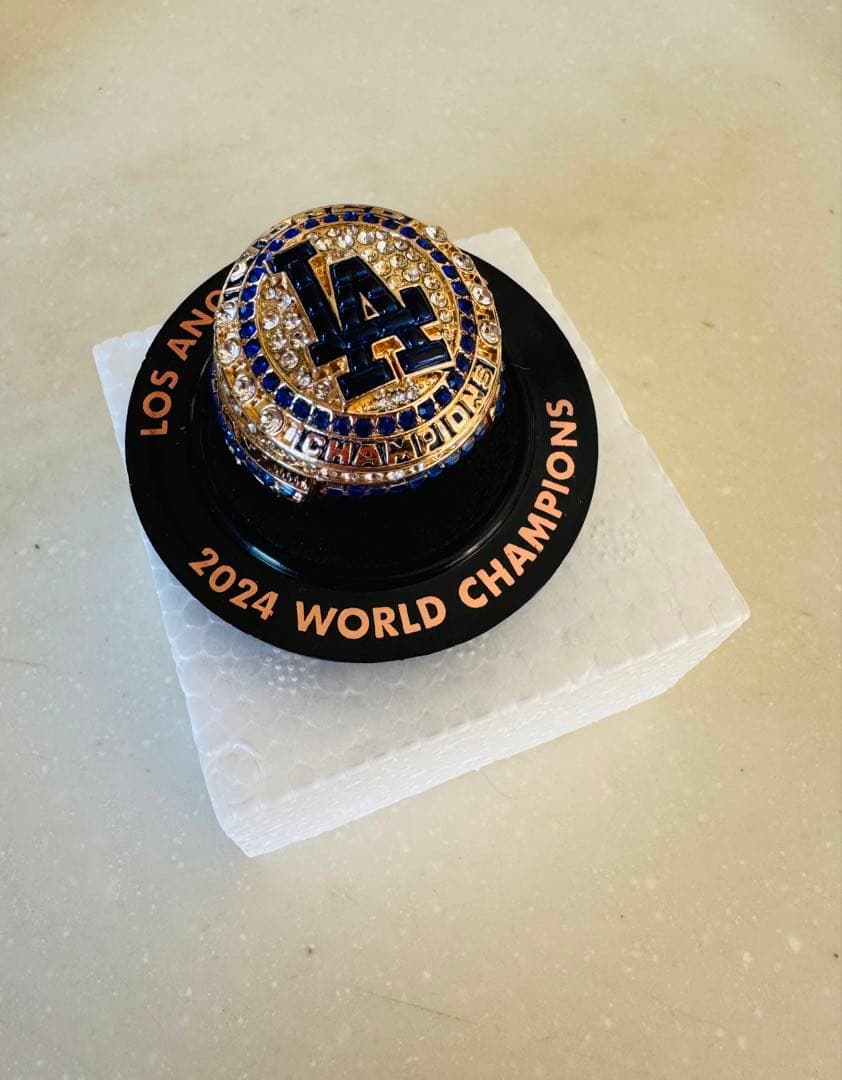 ドジャース 8/6現地限定配布2024年 ワールドチャンピオン記念リング