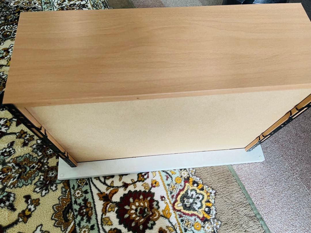 イタリア製　サルタレッリ　 フローレンス　アイボリーの装飾的　３段チェスト