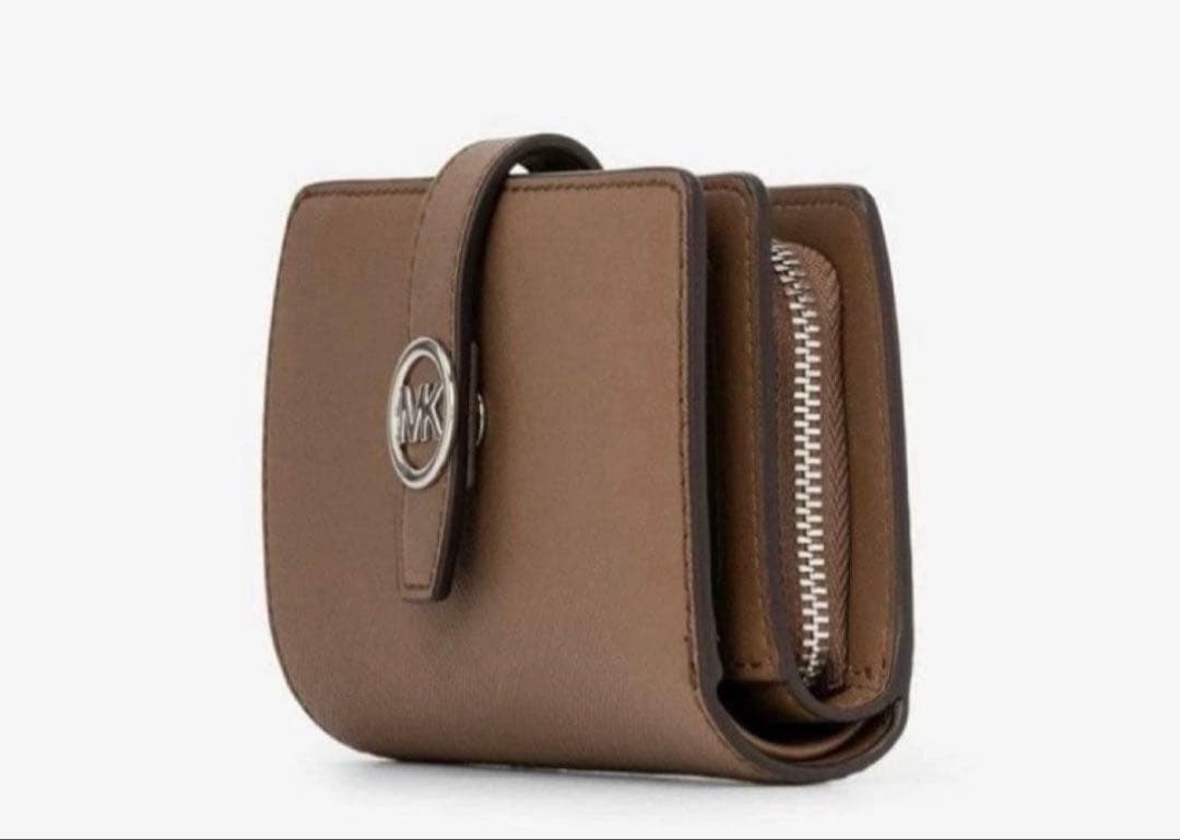 咲。 MICHAEL KORS マイケルコース 二つ折り 財布 ブラウン