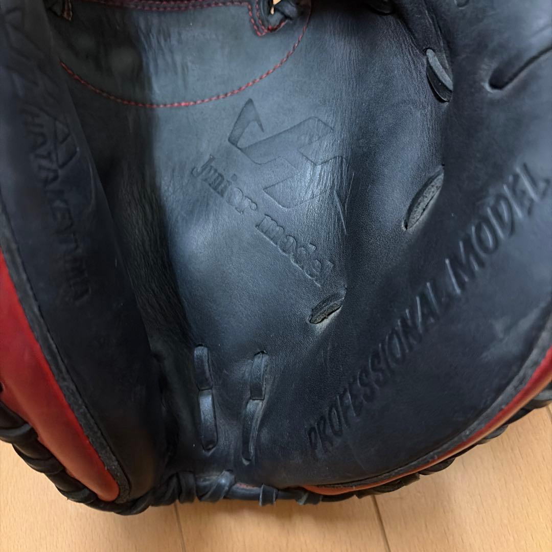 ハタケヤマ少年軟式用キャッチャーミット展示会限定右投用