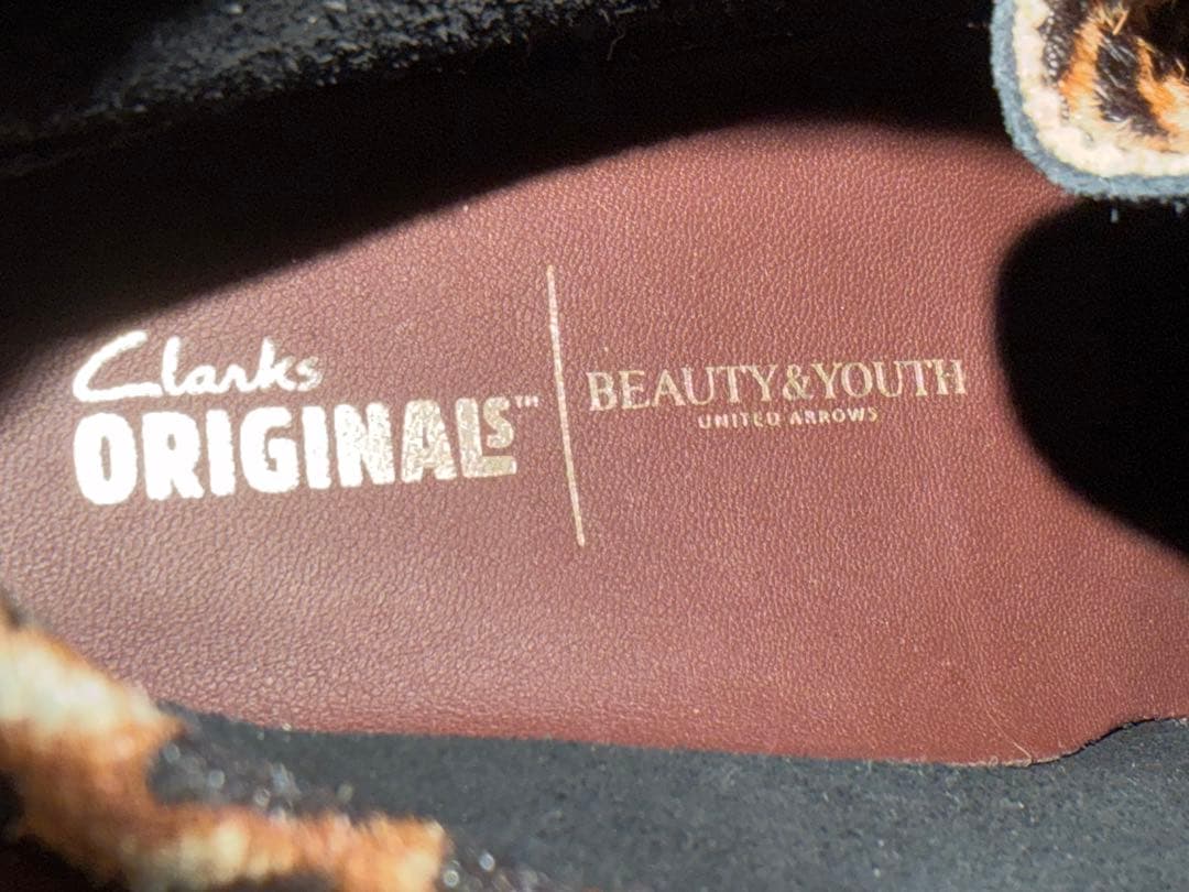 【新品】Clarks Originals WALLABEE BOOTレオパード柄