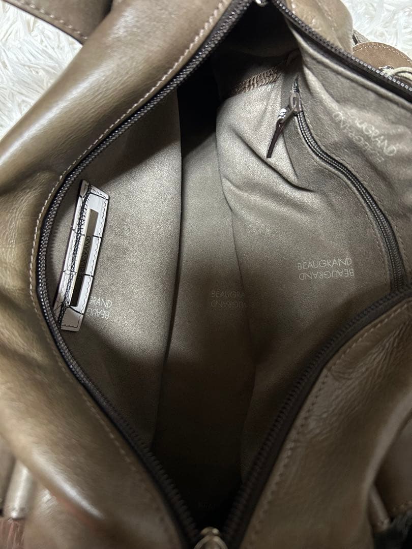 【新品未使用】ボーグラン BEAUGRAND クロコダイル ハンドバッグ