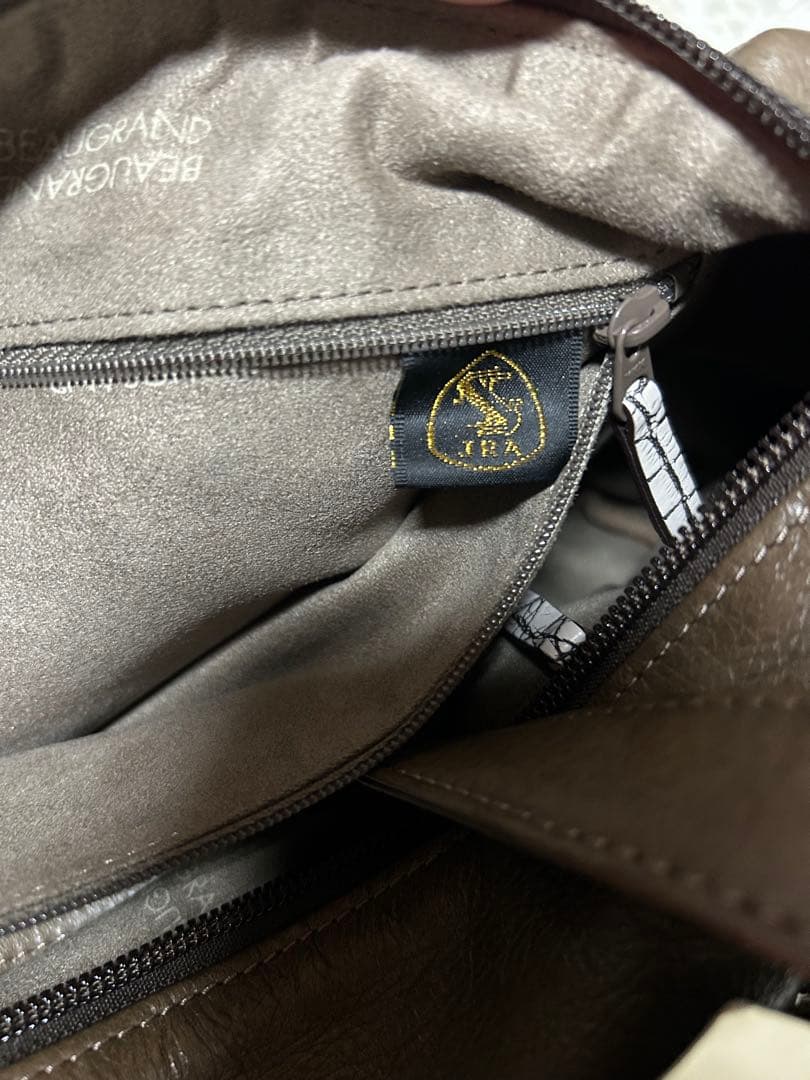 【新品未使用】ボーグラン BEAUGRAND クロコダイル ハンドバッグ