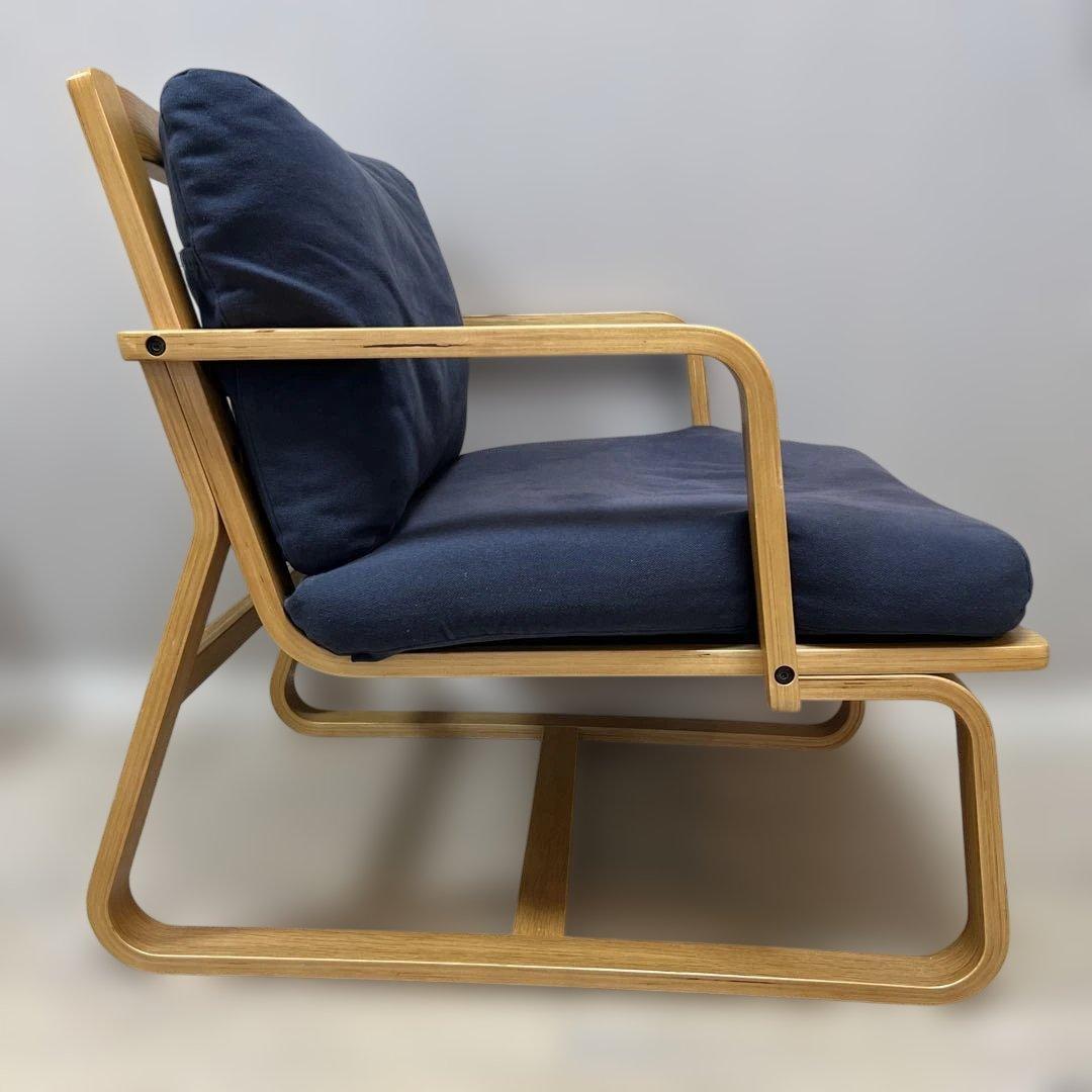 【無印良品】リビングでもダイニングでもつかえるソファチェア／１台 No.1