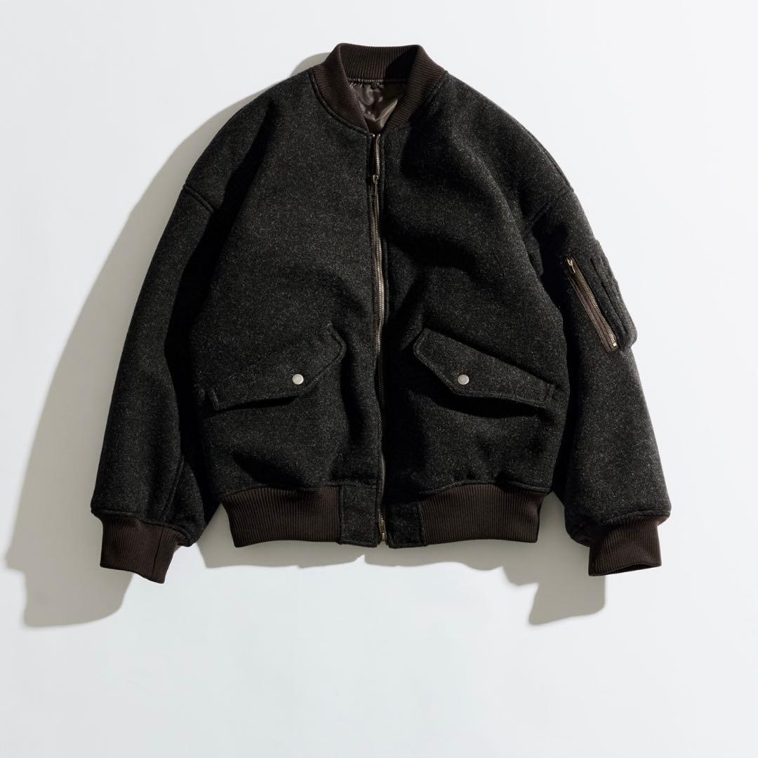 WETTEMPT ファーメルトンフライトジャケット Ｍサイズ　ブラック