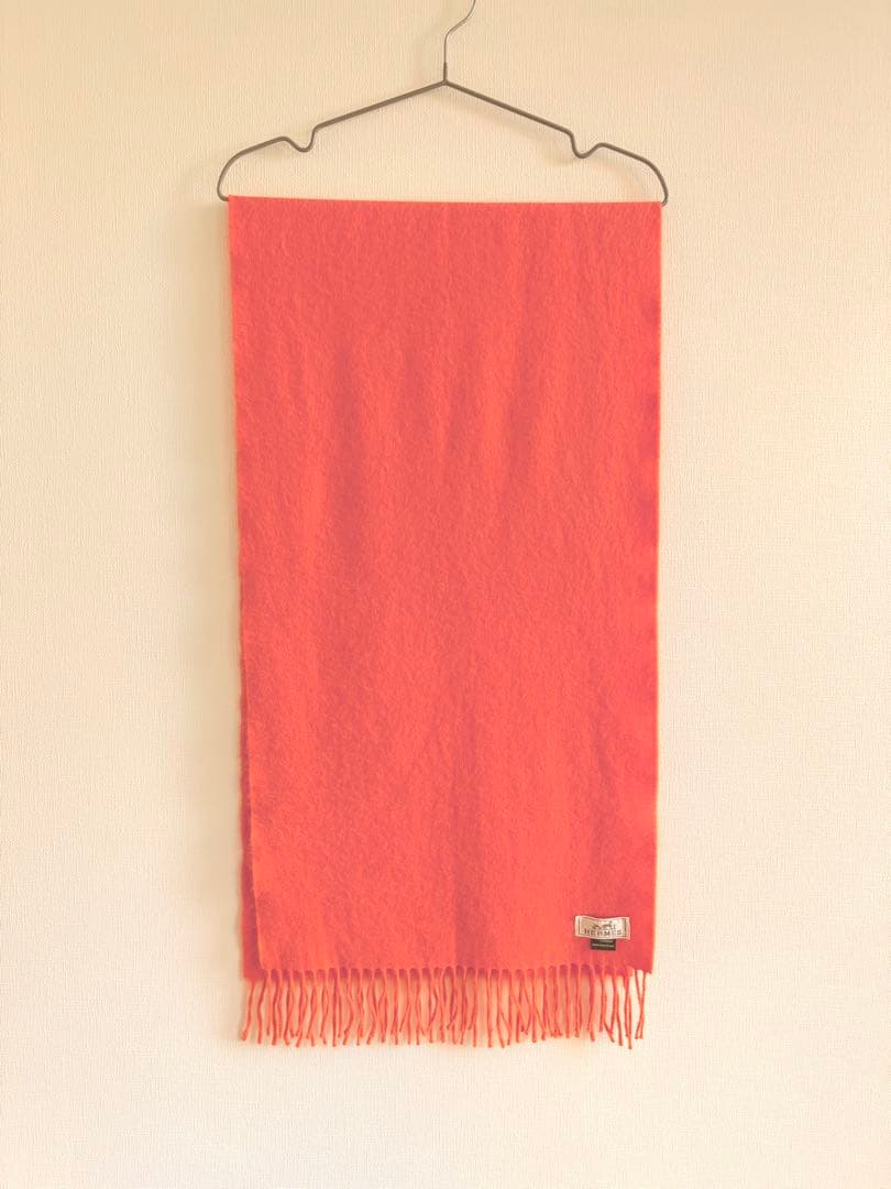 HERMES エルメス カシミヤ 100% マフラー