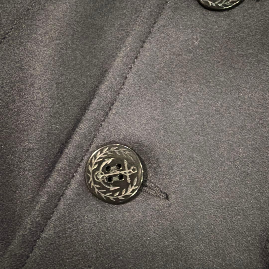 DESCENDANT SUB WOOL COAT Pコート ピーコート