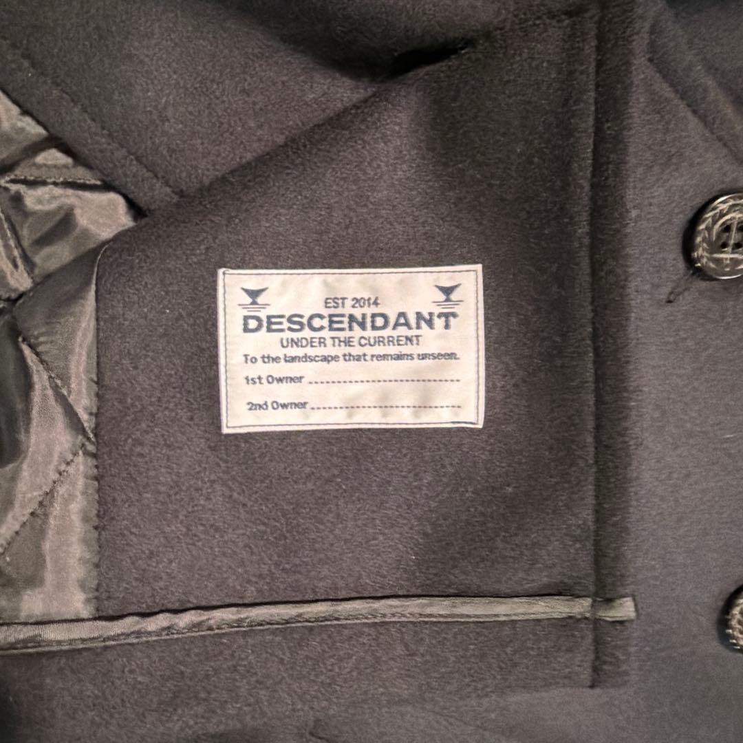 DESCENDANT SUB WOOL COAT Pコート ピーコート