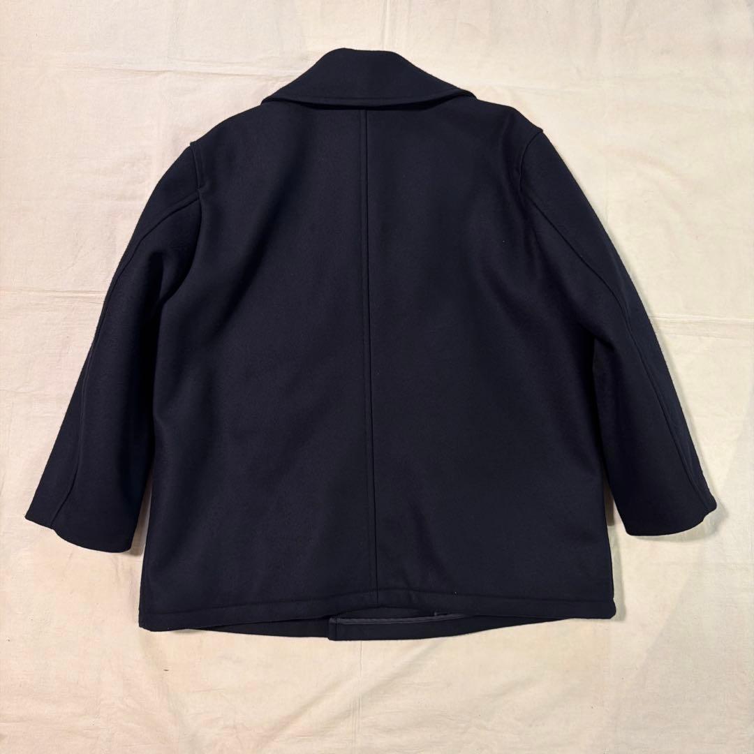 DESCENDANT SUB WOOL COAT Pコート ピーコート