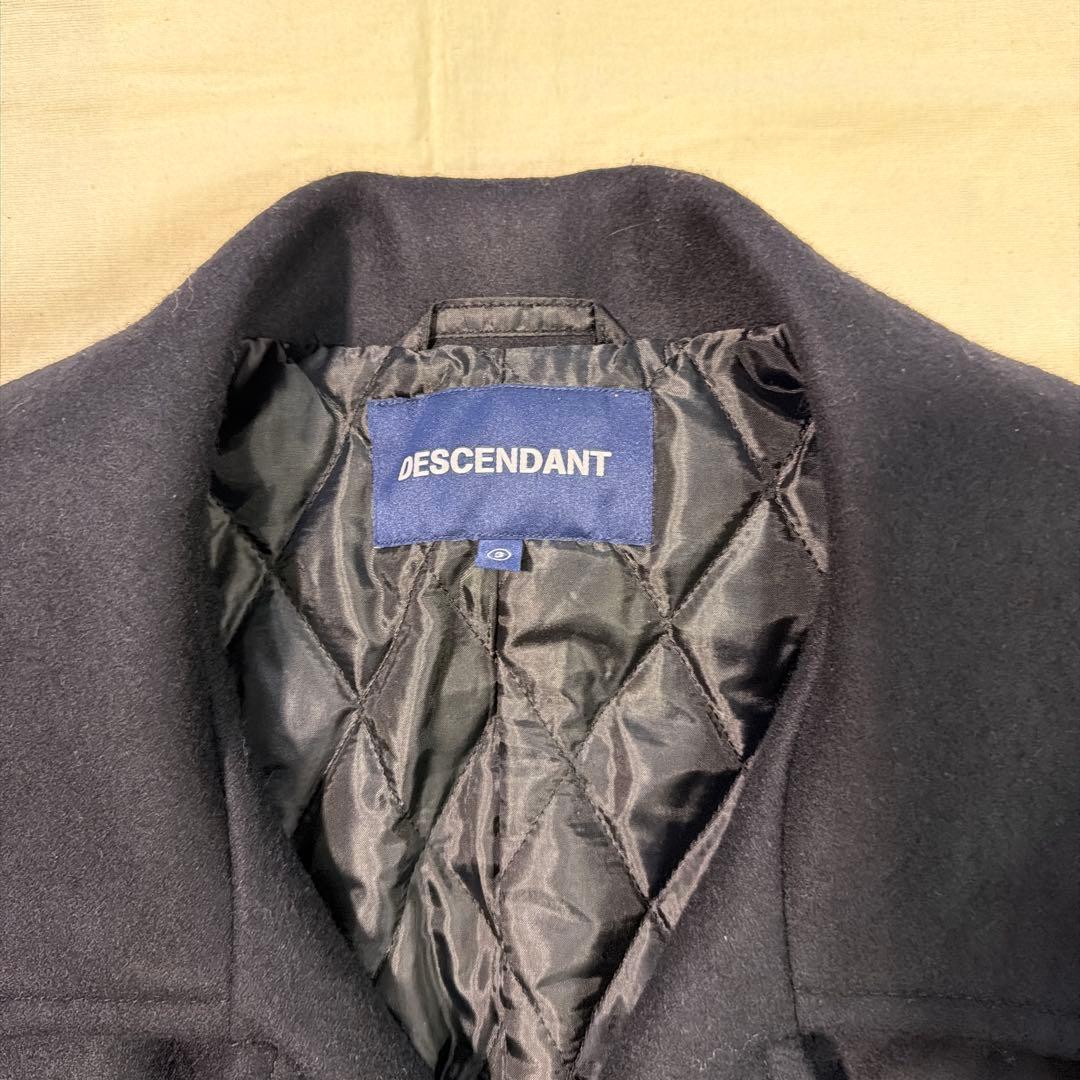 DESCENDANT SUB WOOL COAT Pコート ピーコート