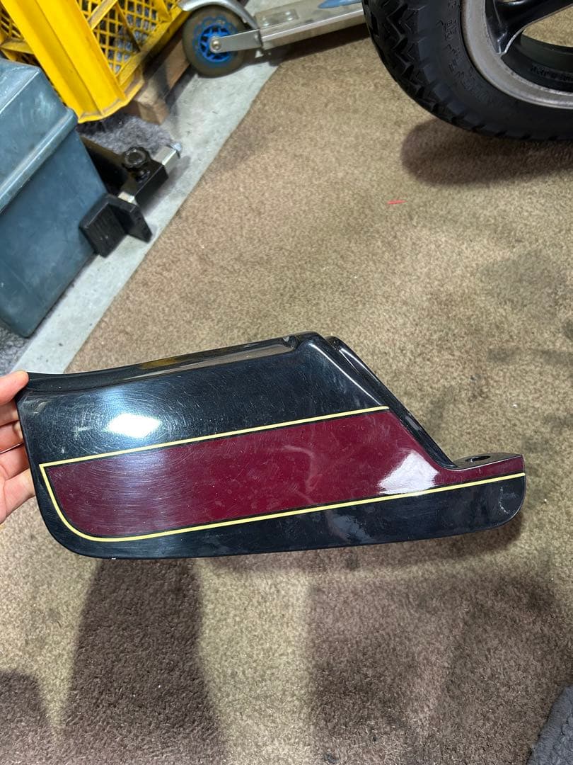 z400fx テールカウル バイク用カウル 黒とマルーン