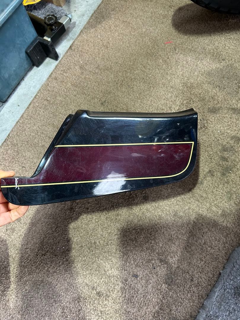 z400fx テールカウル バイク用カウル 黒とマルーン