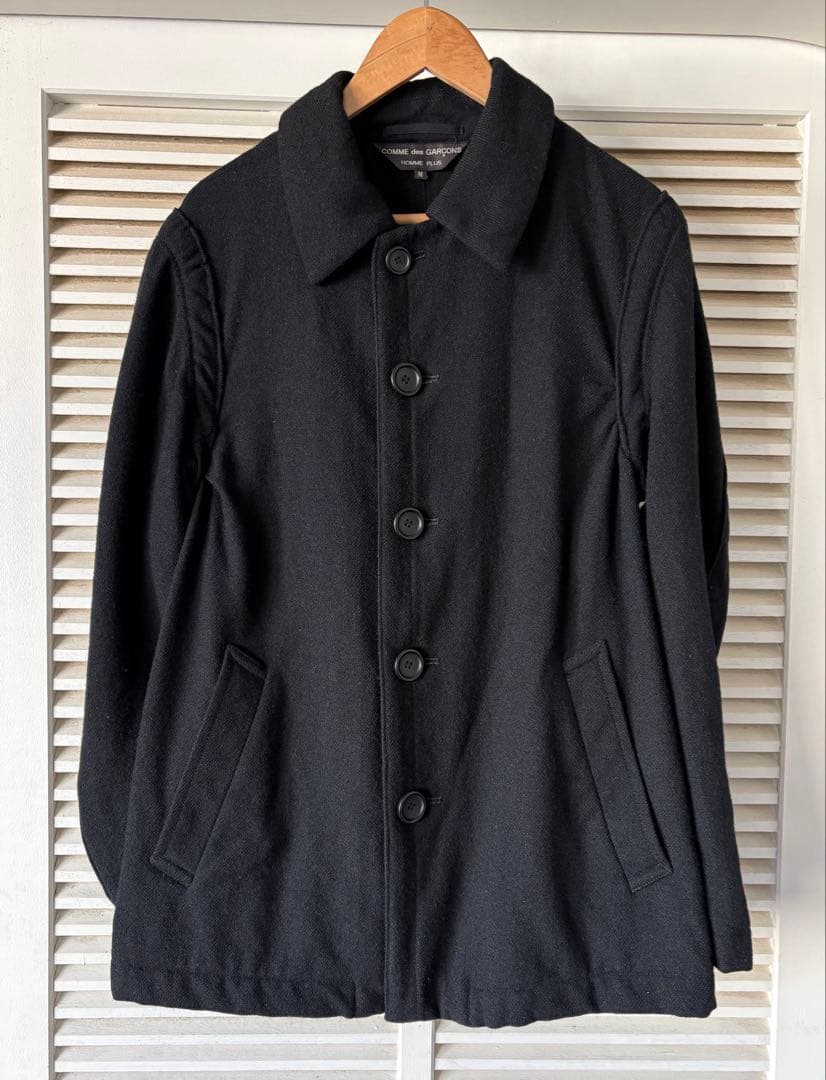 希少 98AWコムデギャルソンオムプリュス インサイドアウト ウールジャケットM
