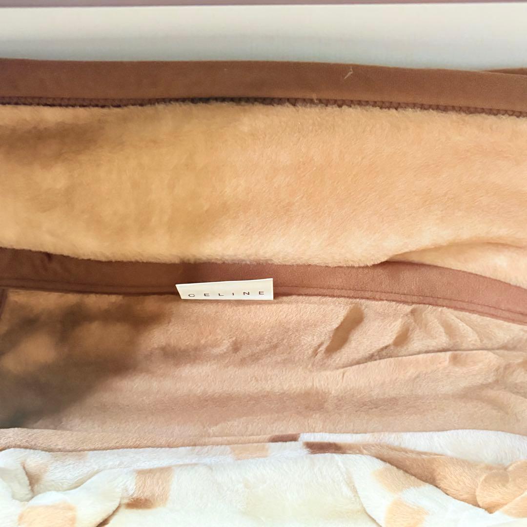 CELINE セリーヌ アクリルニューマイヤー毛布 マカダム　トリオンフ