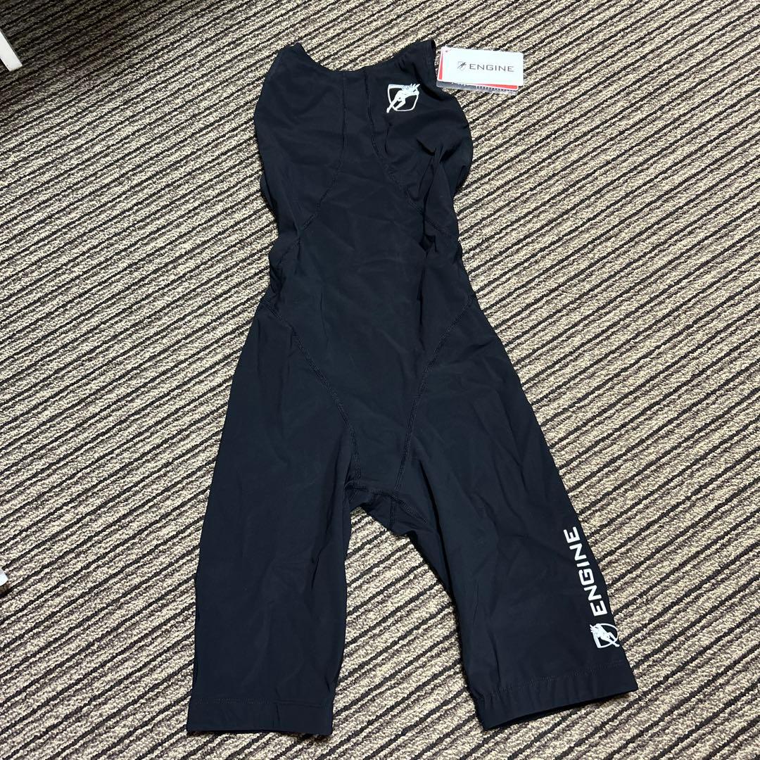 ENGINE ブラック スポーツ用水着 ノースリーブ