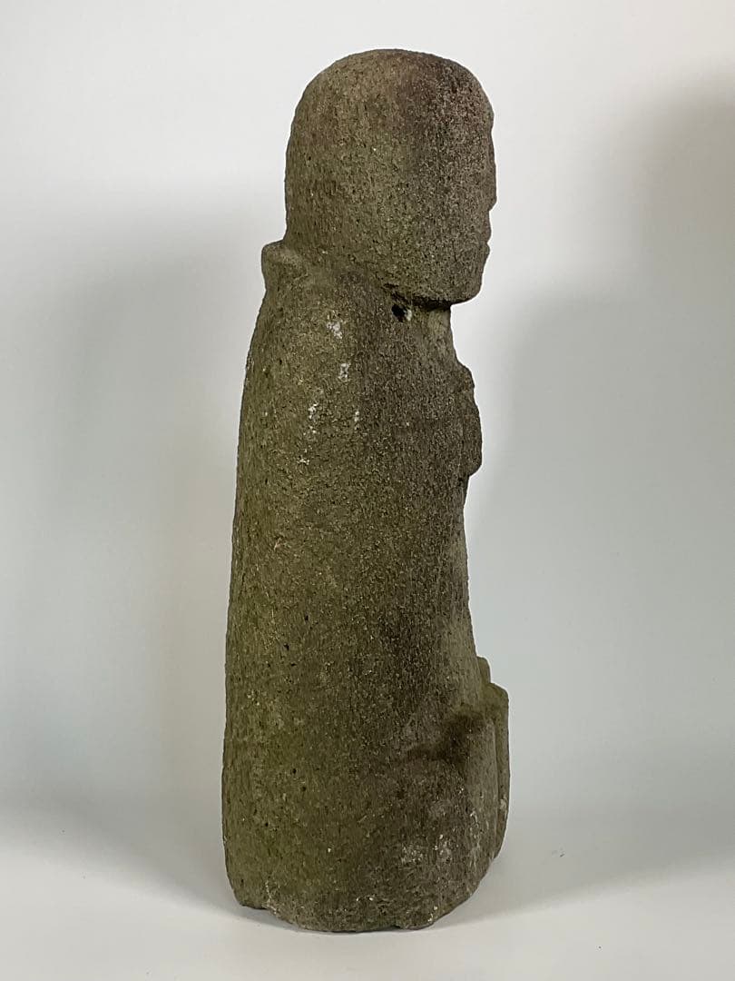 佐渡の石仏　地蔵　仏像　江戸時代　仏教美術　高さ約33cm
