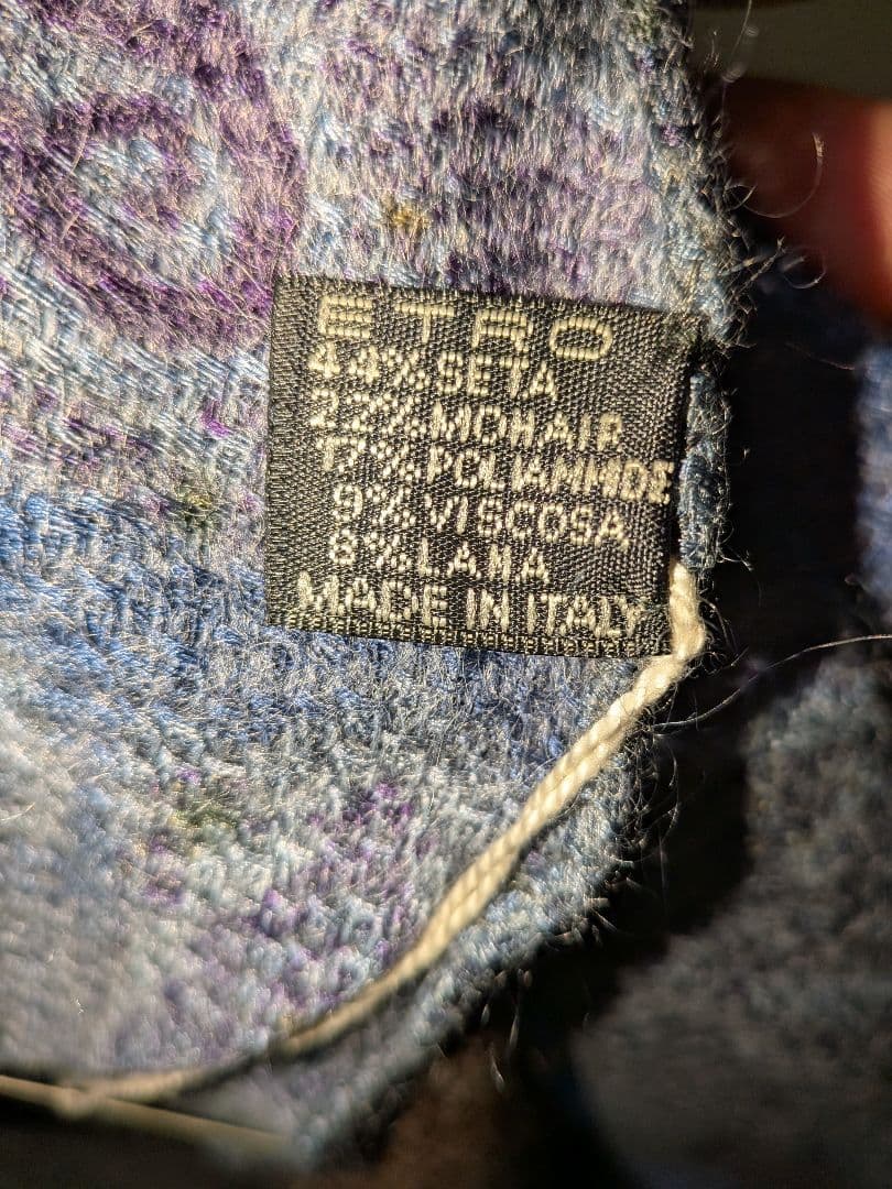 新品　タグ付　ETRO エトロ　ペイズリー柄 ストール　マフラー