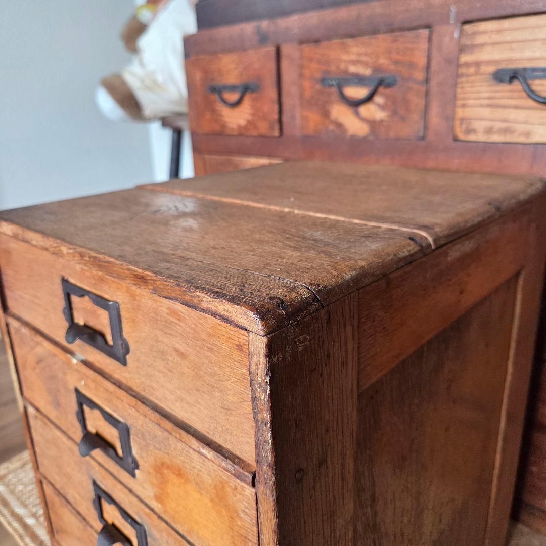 アンティーク ドロワー 引き出し 古家具 5杯 無垢