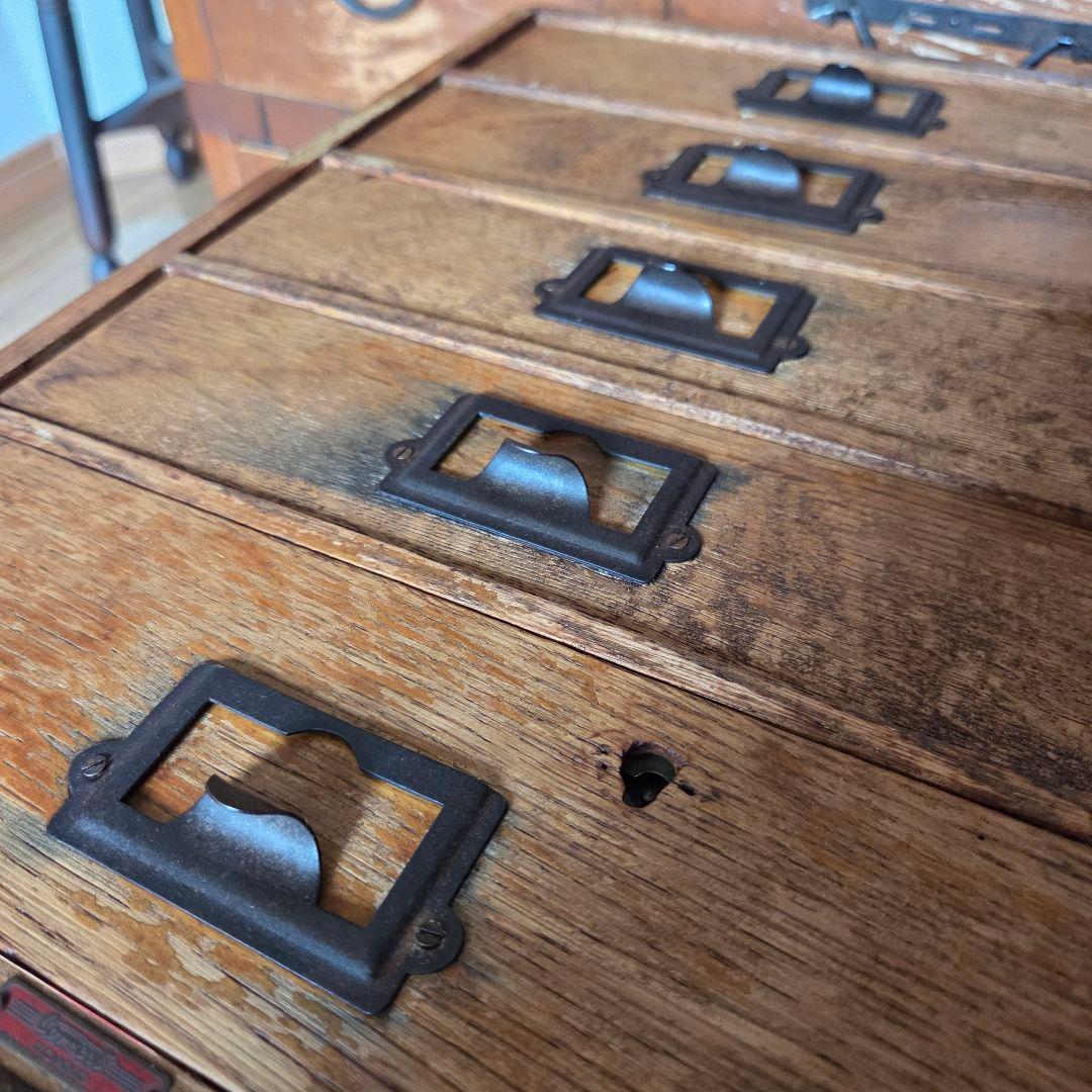 アンティーク ドロワー 引き出し 古家具 5杯 無垢